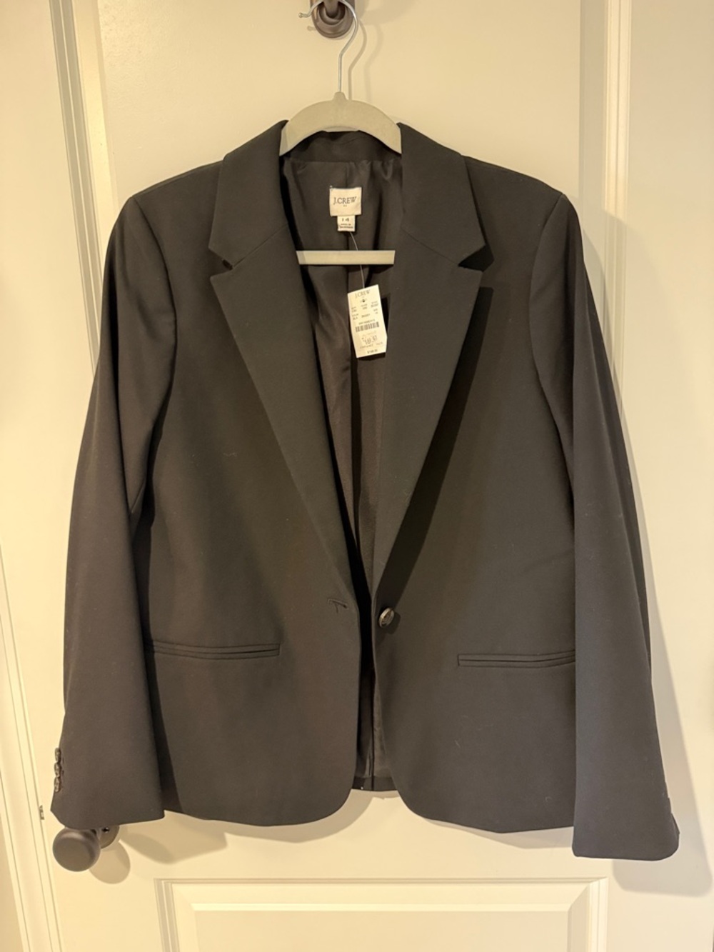 J. Crew Classic Black Women's Single-Button Blazer